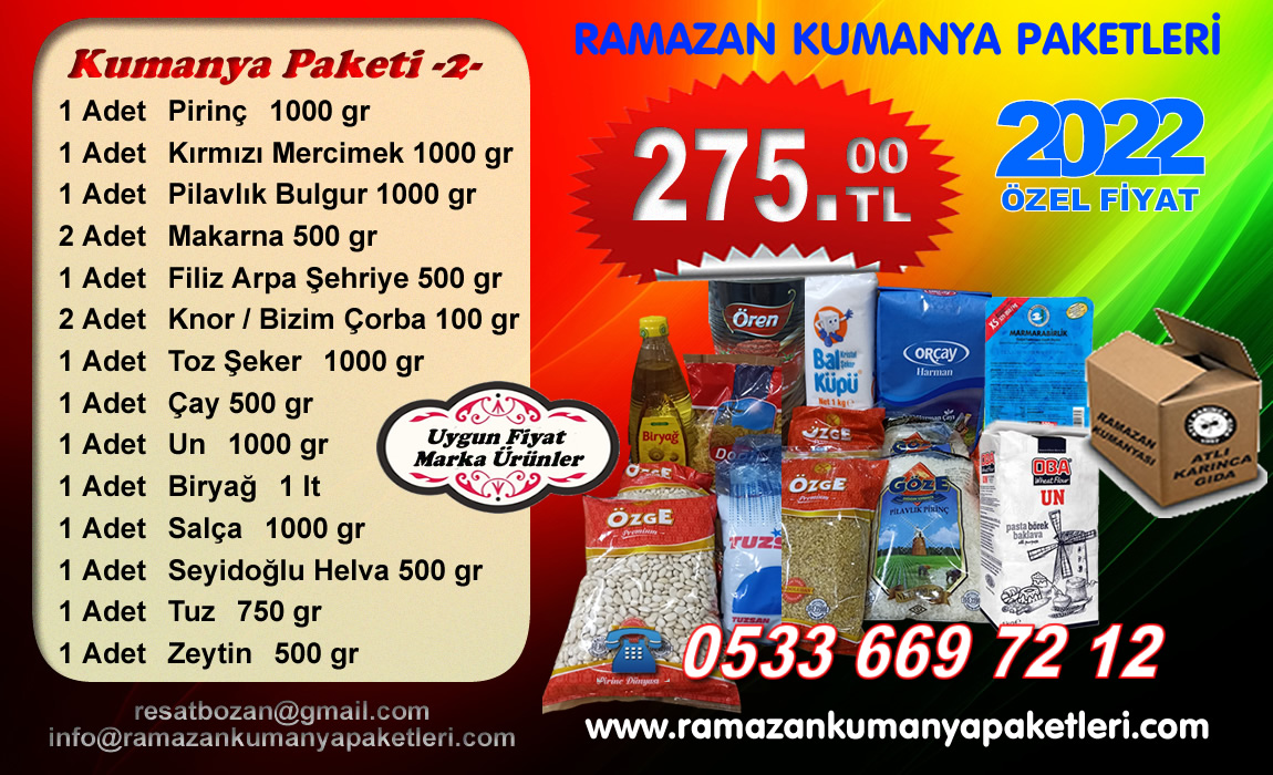 Ramazan Kumanya Paketi 2