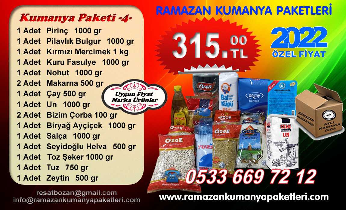 Ramazan Kumanya Paketi 4