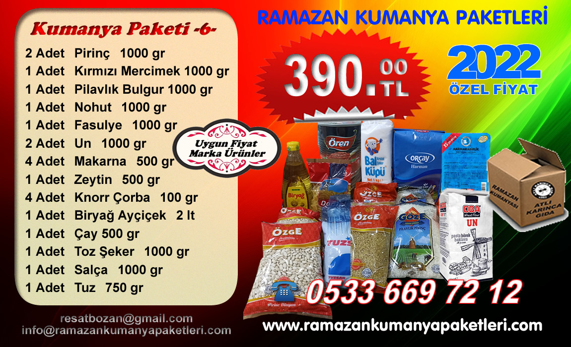 Ramazan Kumanya Paketi 6